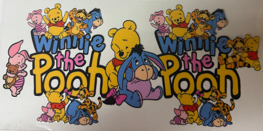 uvdtf  transfer wrap Winnie the Pooh everyone