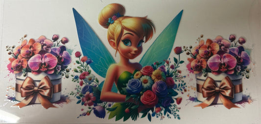 uvdtf  transfer wrap tinkerbell with floral 2