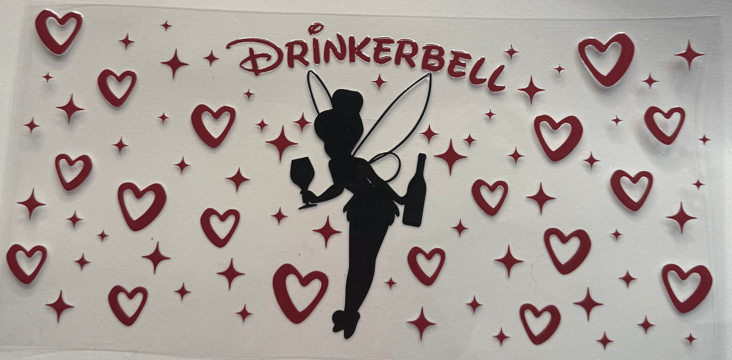 uvdtf  transfer wrap drinkerbell