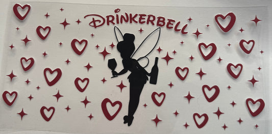 uvdtf  transfer wrap drinkerbell