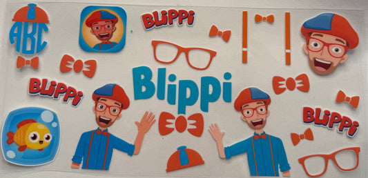 uvdtf  transfer wrap blippi