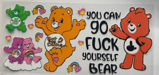 uvdtf  transfer wrap naughty  Care Bears the crew