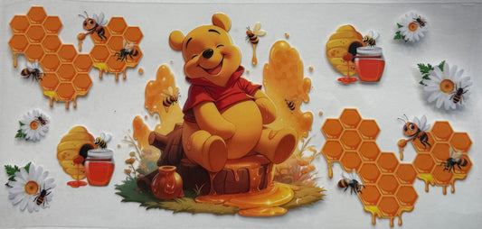uvdtf  transfer wrap Winnie the Pooh honey