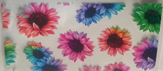 Cup wrap dtf sunflower