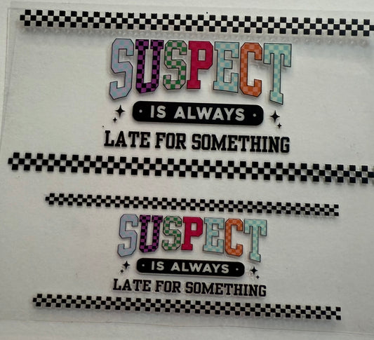 Mini Stanley keychains uvdtf wraps suspect always late