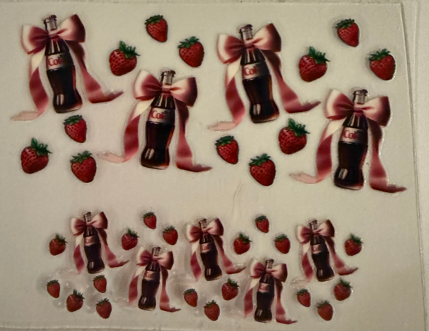 Uvdtf wraps Mini Stanley Strawberry Diet Coke bottles