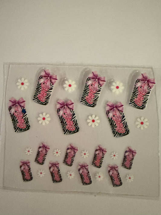 Uvdtf wraps Mini Stanley Large coke cans with zebra and floral