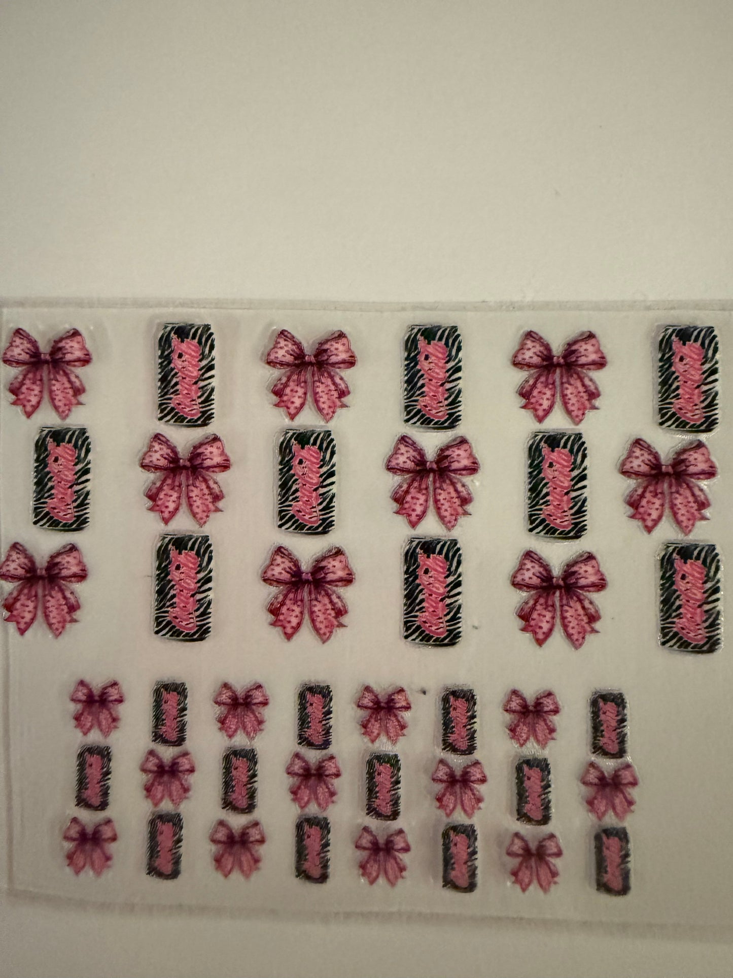 Uvdtf wraps Mini Stanley Smaller coke cans zebra with bows