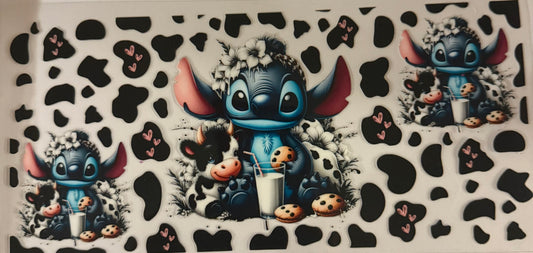 uvdtf  transfer wrap stitch cow print