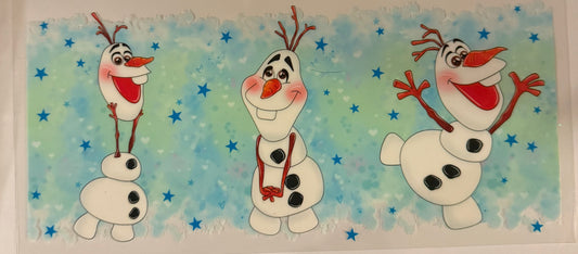 uvdtf  transfer wrap frozen Olaf