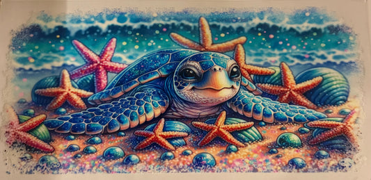uvdtf  transfer wrap summer sea turtle beach