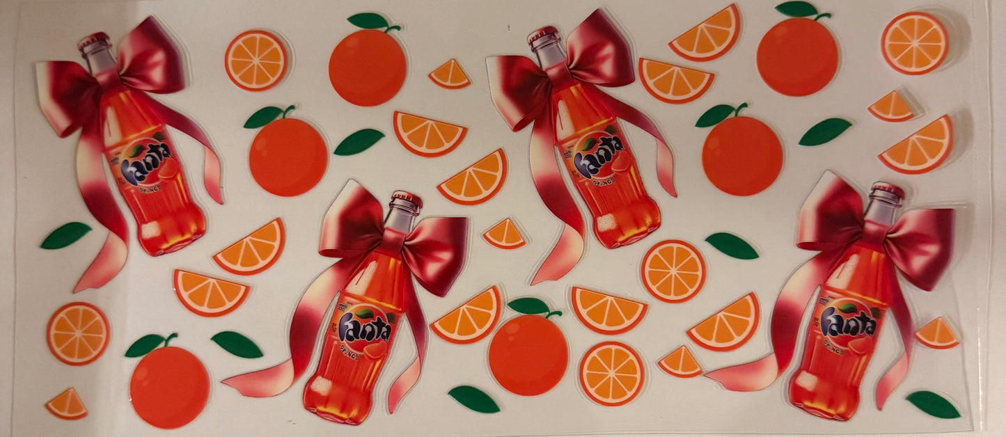 uvdtf  transfer wrap Fanta soda