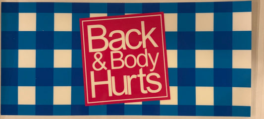 uvdtf  transfer wrap back and body hurts