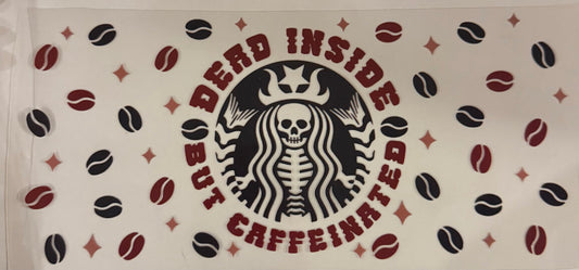 uvdtf  transfer wrap skull Starbucks