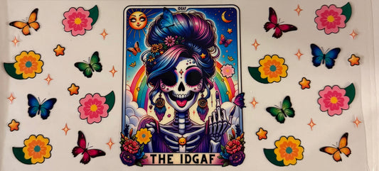 uvdtf  transfer wrap skull idagf floral butterfly’s