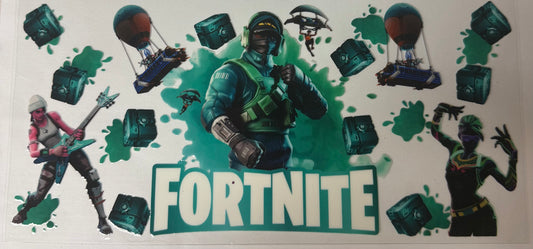 uvdtf  transfer wrap green Fortnite