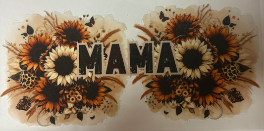 uvdtf  transfer wrap mama with sunflowers