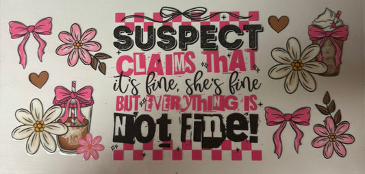 uvdtf  transfer wrap suspect claims it’s fine with coffee and bows