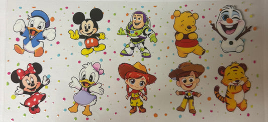 uvdtf  transfer wrap a bunch of character