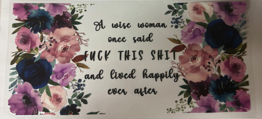 uvdtf  transfer wrap funny wise women floral