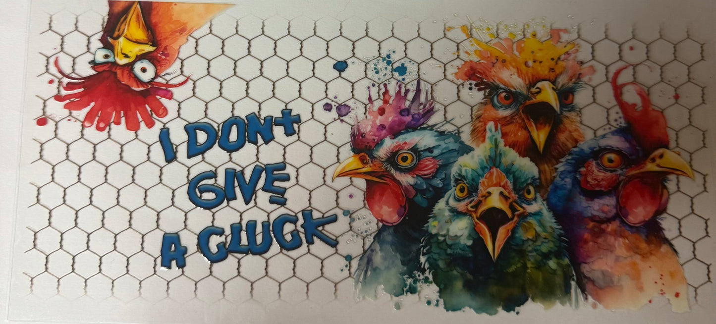 uvdtf  transfer wrap chicken don’t give a cluck