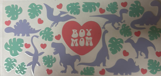 uvdtf  transfer wrap dinosaur boy mom