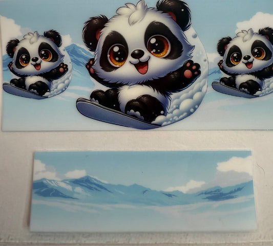 Uvdtf wraps Mini Stanley panda in sky