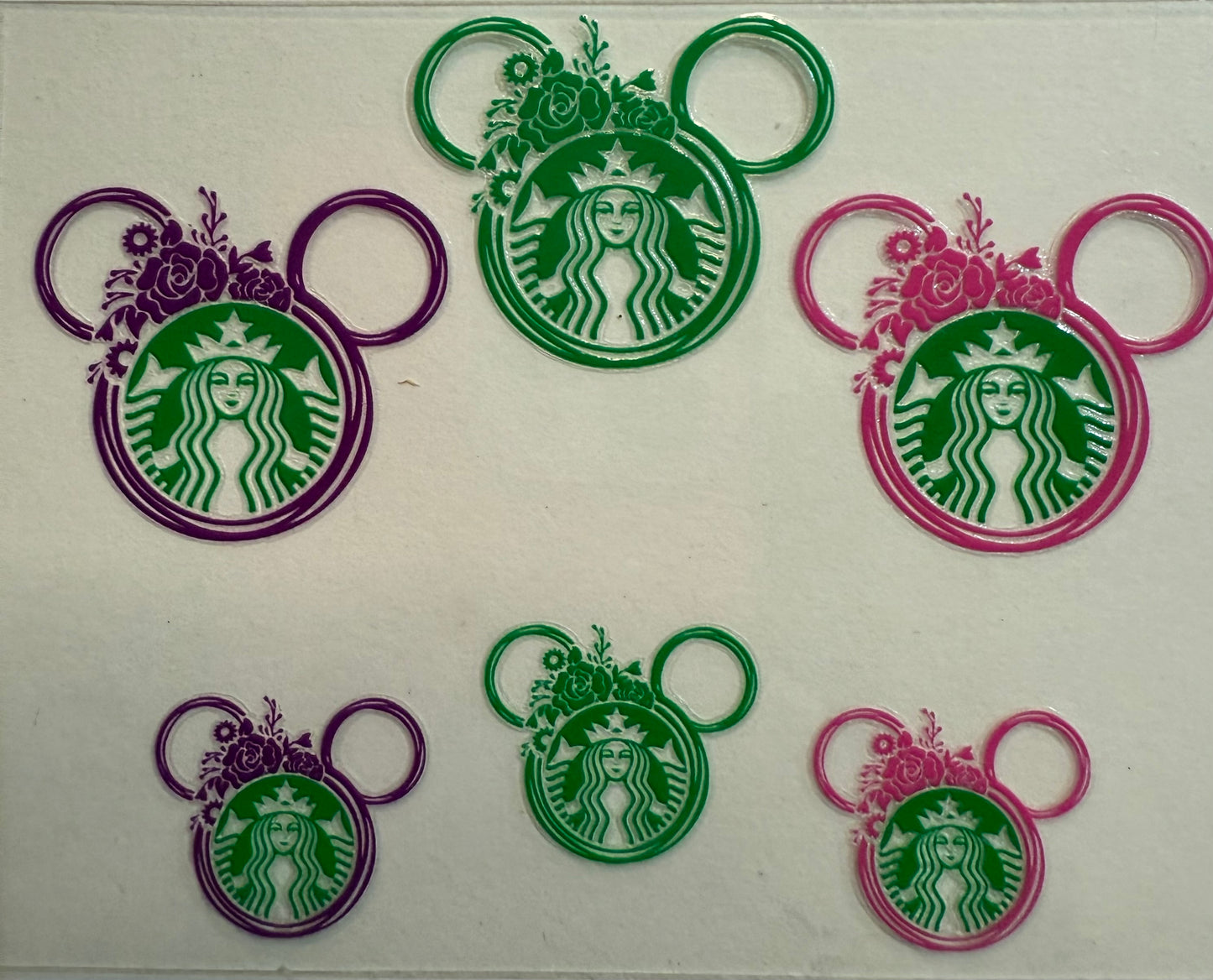 Uvdtf wraps Mini Stanley Mickey ears Starbucks