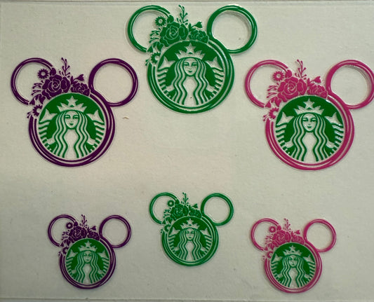 Uvdtf wraps Mini Stanley Mickey ears Starbucks