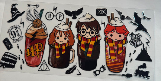 uvdtf  transfer wrap Harry Potter coffee cups