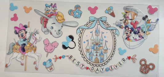 uvdtf  transfer wrap dumbo and Mickey Mouse