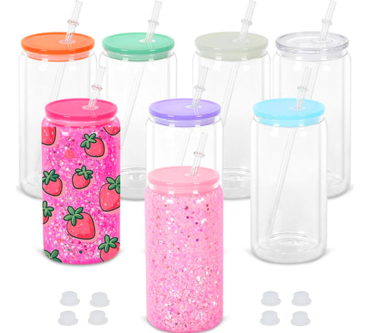 Snow globe tumblers 160z
