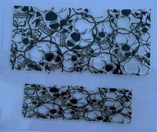 Uvdtf wraps Mini Stanley skull heads