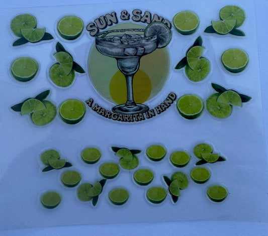 Uvdtf wraps Mini Stanley margarita summer sun and sand
