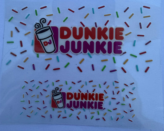 Uvdtf wraps Mini Stanley dunkie junkie Dunkin’ Donuts sprinkles only