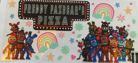 Cup wrap dtf five nights of Freddy