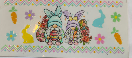 Cup wrap dtf Easter gnomes