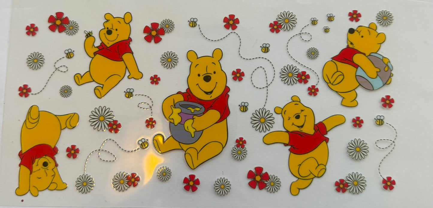 Cup wrap dtf Winnie the Pooh only