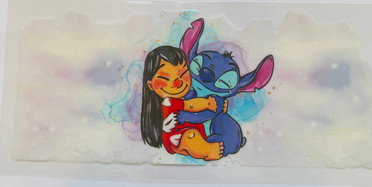 Cup wrap dtf stitch hugging