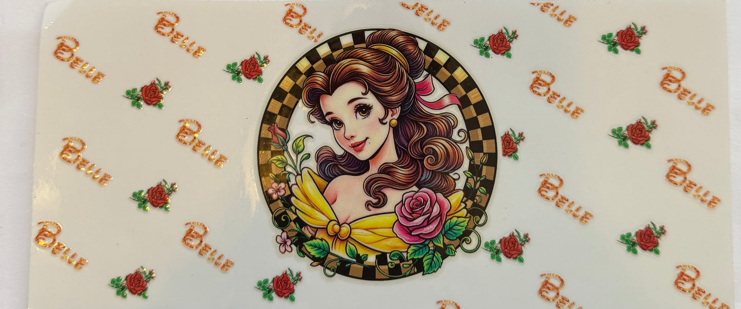 Cup wrap dtf belle