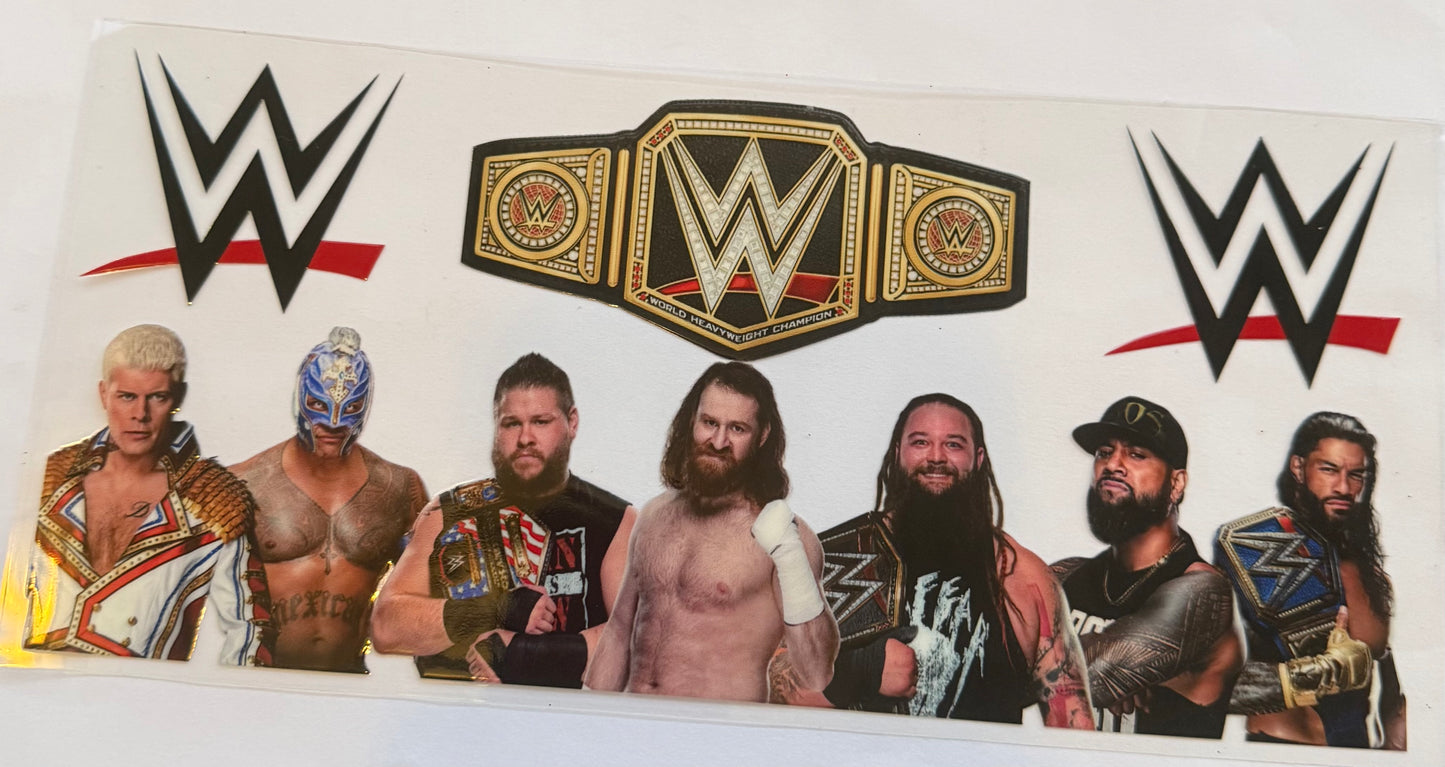 Cup wrap dtf wwe wrestling with belt