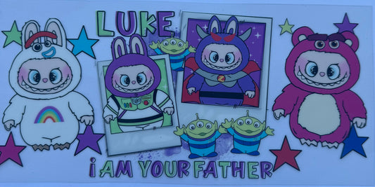 Cup wrap dtf labubu toy story