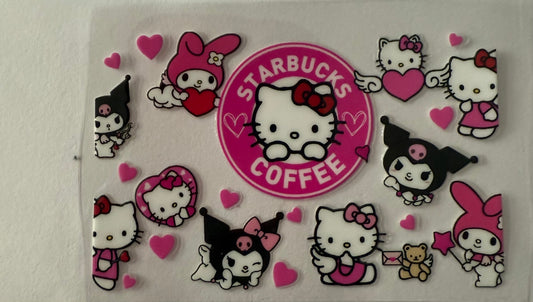 Uvdtf wraps Mini Stanley hello kitty Starbucks coffee