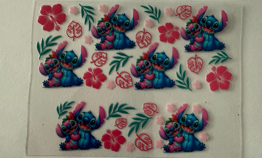 Uvdtf wraps Mini Stanley stitch tropical
