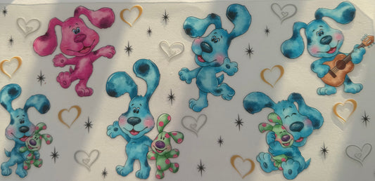Cup wraps uvdtf blue clues