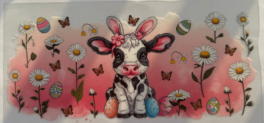 Cup wraps uvdtf Easter highland cow