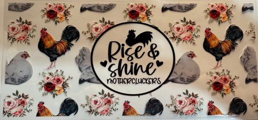 Cup wrap dtf rooster