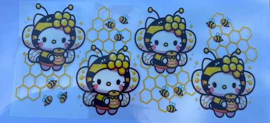 Cup wraps uvdtf hello kitty bubble bee