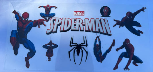 Cup wraps uvdtf Spider-Man with spider