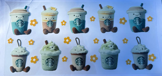Cup wraps uvdtf jelly cats Starbucks